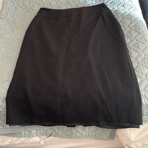 Lafayette 148 black pencil skirt size 14